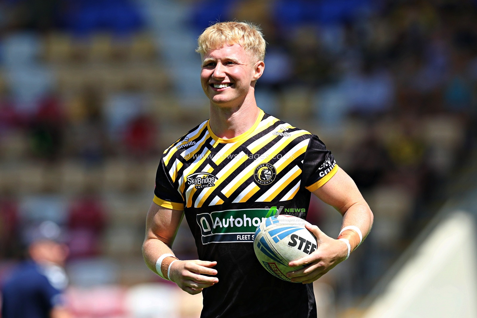 Joe Law of York Knights RLFC before the Betfred Championship match York City Knights vs Featherstone Rovers at LNER Community Stadium, York, United Kingdom, 29th June 2025

(Photo by Sam Eaden/News Images)
