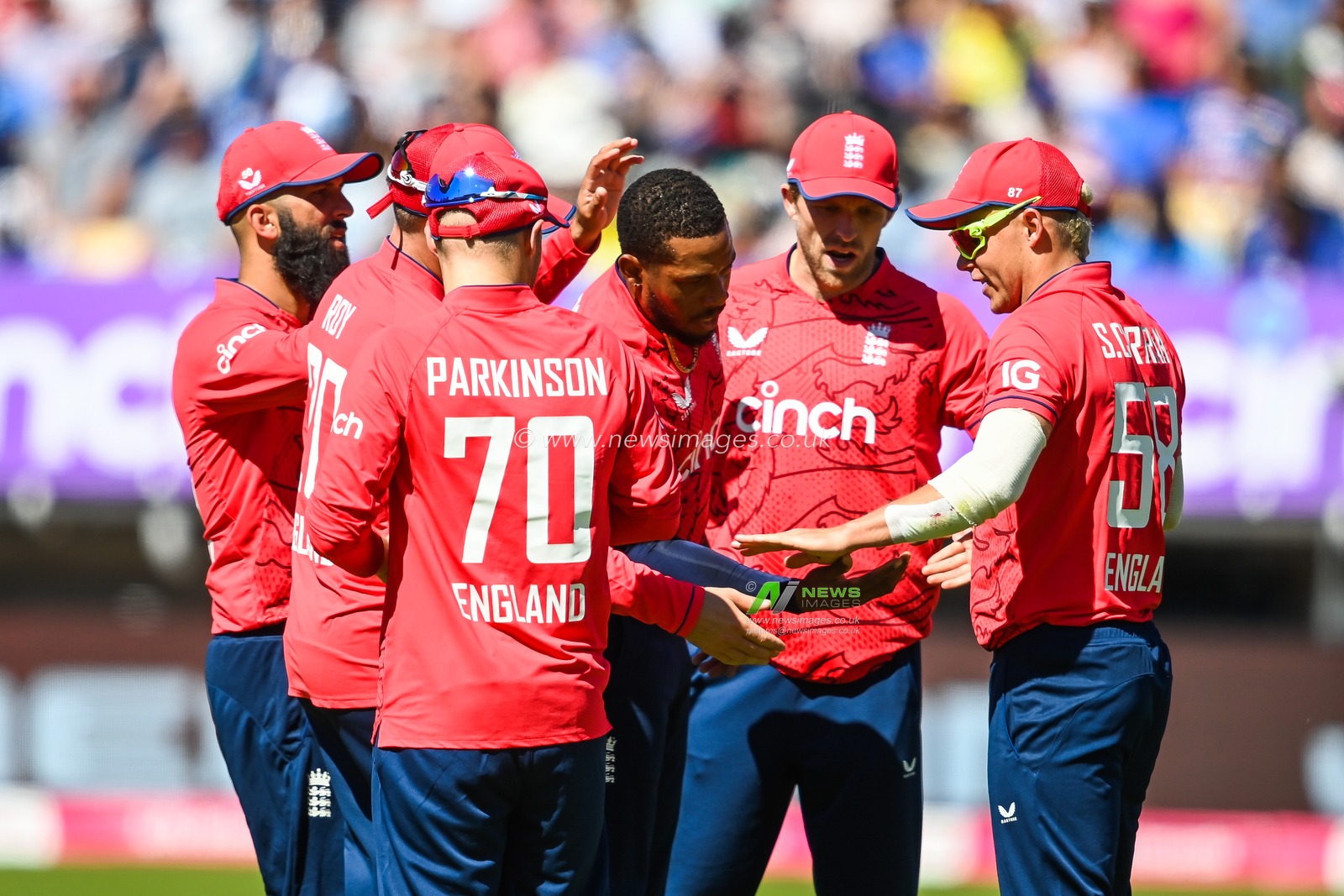Sam Curran of England celebrates the catch of Suryakumar Yadav of India