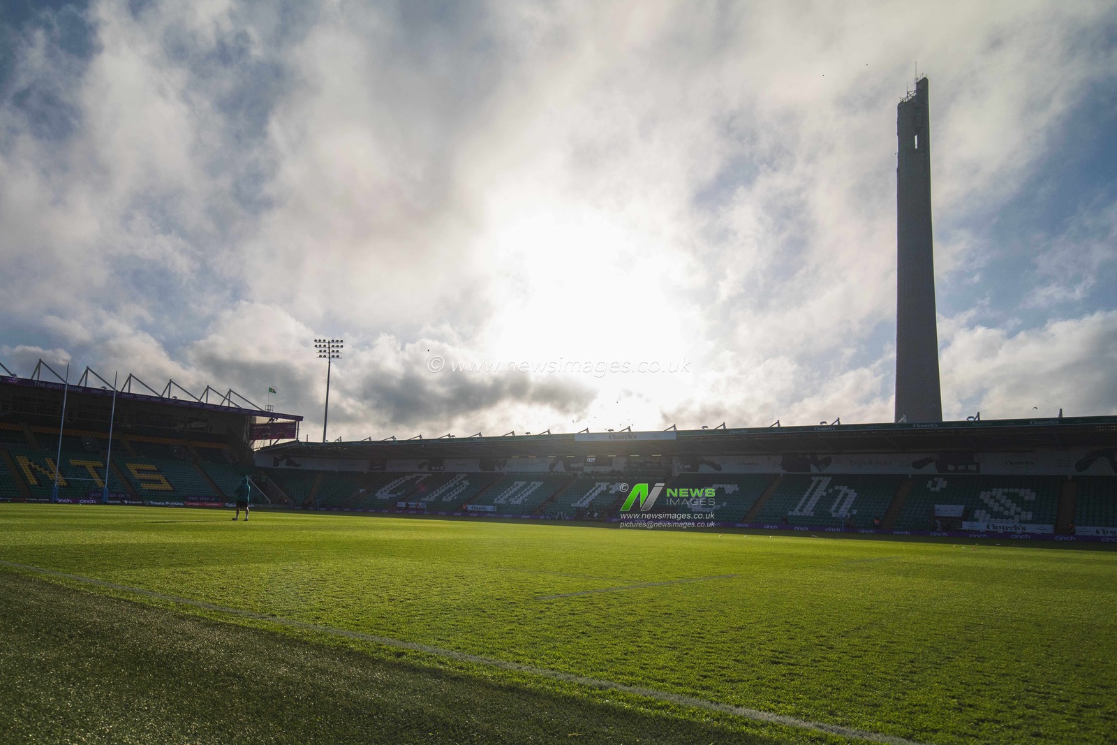 Cinch Franklins Gardens before the Gallagher Premiership match Northampton Saints vs Sale Sharks at Cinch Stadium at Franklin's Gardens, Northampton, United Kingdom, 20th December 2025

(Photo by Craig Evans/News Images)

*** GER AUT SUI OUT ***