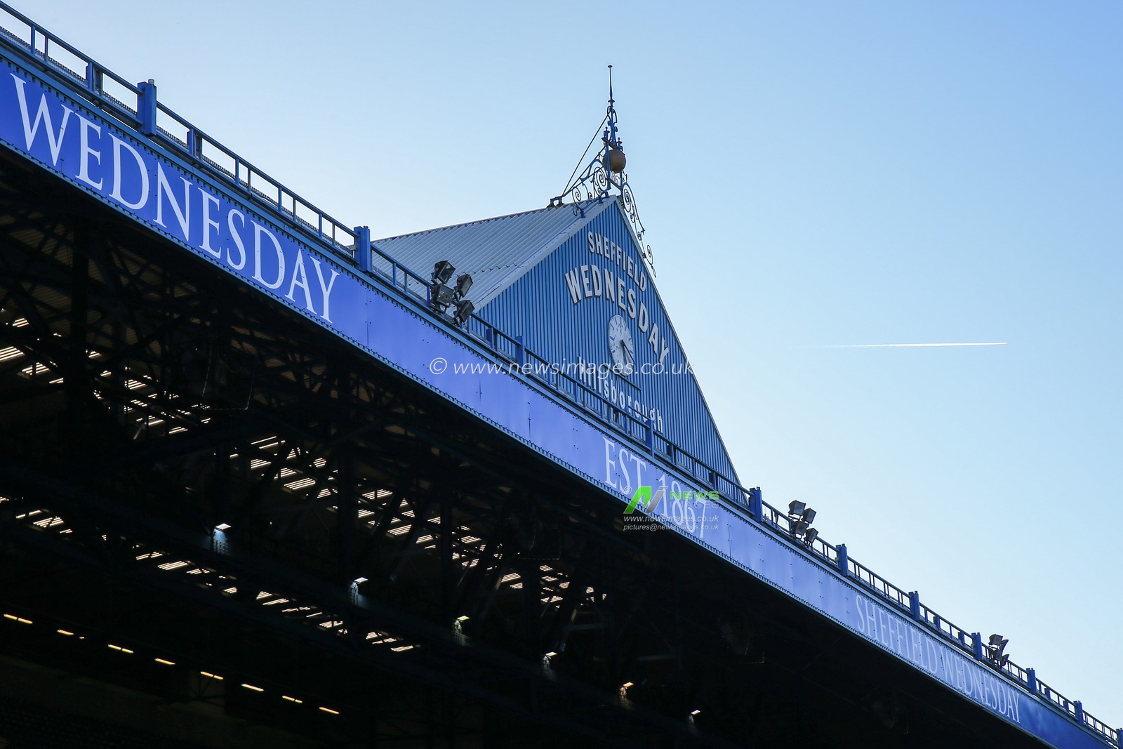 28th September 2018, Hillsborough, Sheffield, England; Sky Bet Championship, Sheffield Wednesday v Leeds Utd : View of the clock at Hillsborough

Credit: Mark Cosgrove/News Images,

English Football League images are subject to DataCo Licence