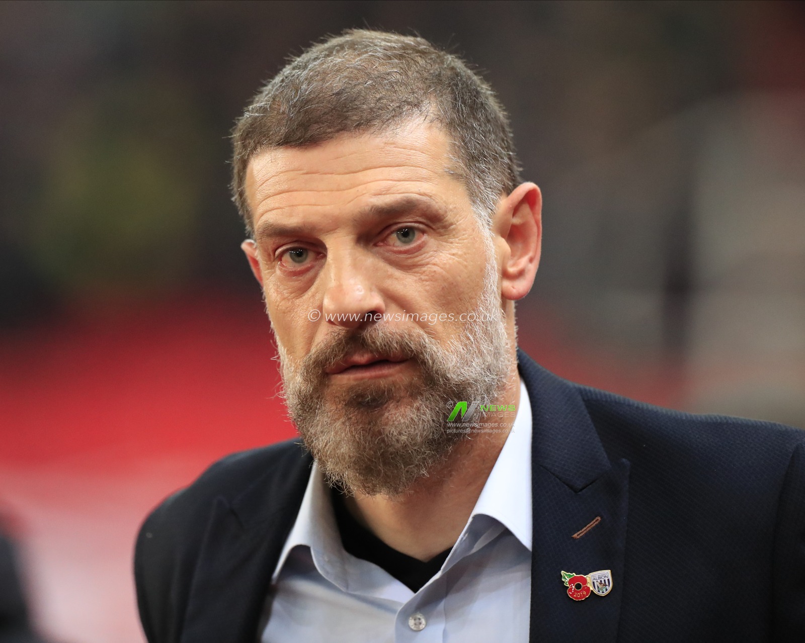 4th November 2019, Bet365 Stadium, Stoke-on-Trent, England; Sky Bet Championship, Stoke City v West Bromwich Albion : West Brom manager Slaven Bilic

Credit: Conor Molloy/News Images