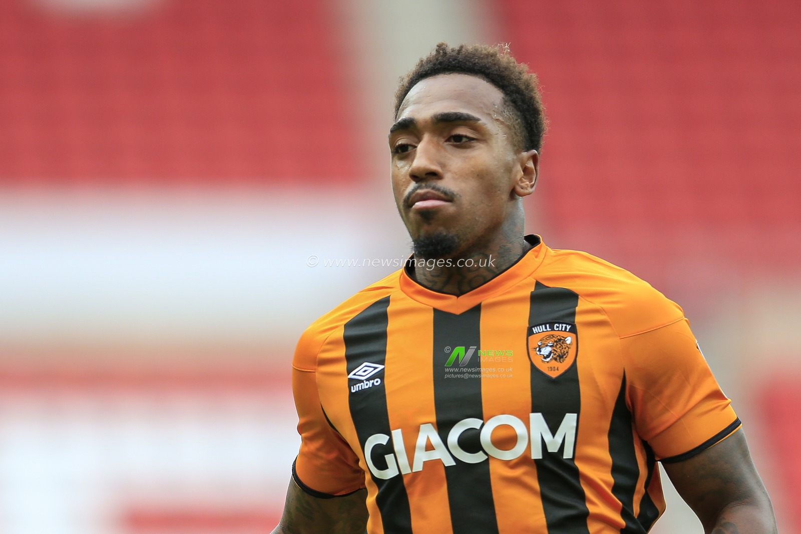Mallik Wilks (7) of Hull City in action