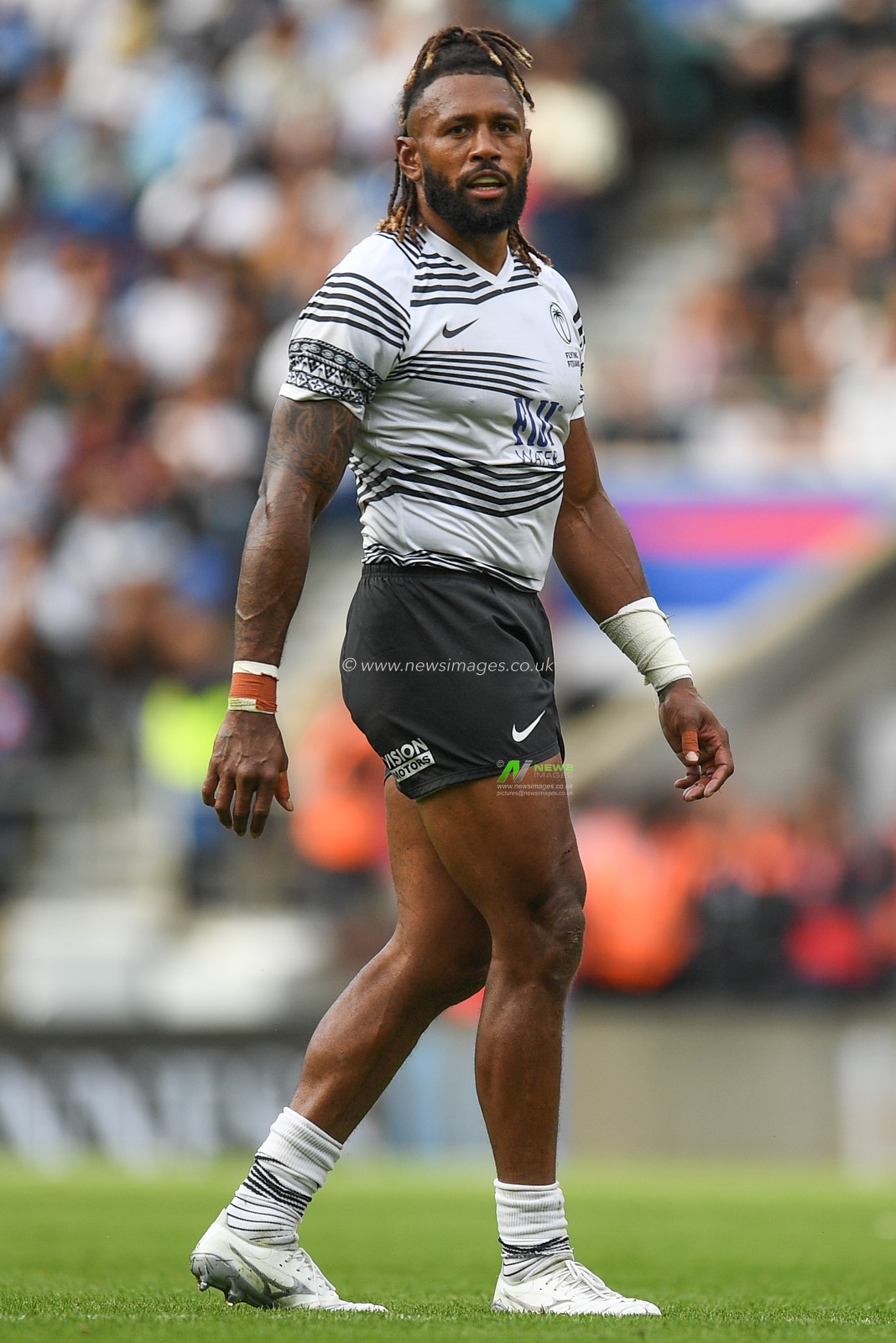 Waisea Nayacalevu of Fiji during the 2023 Summer Series match England vs Fiji at Twickenham Stadium, Twickenham, United Kingdom, 26th August 2023

(Photo by Mike Jones/News Images)