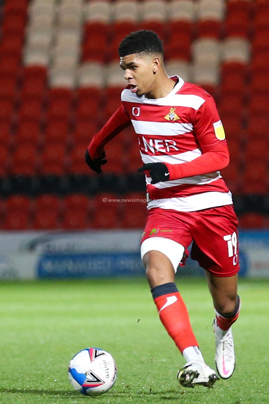 Tyreece John Jules #19 of Doncaster Rovers during the game