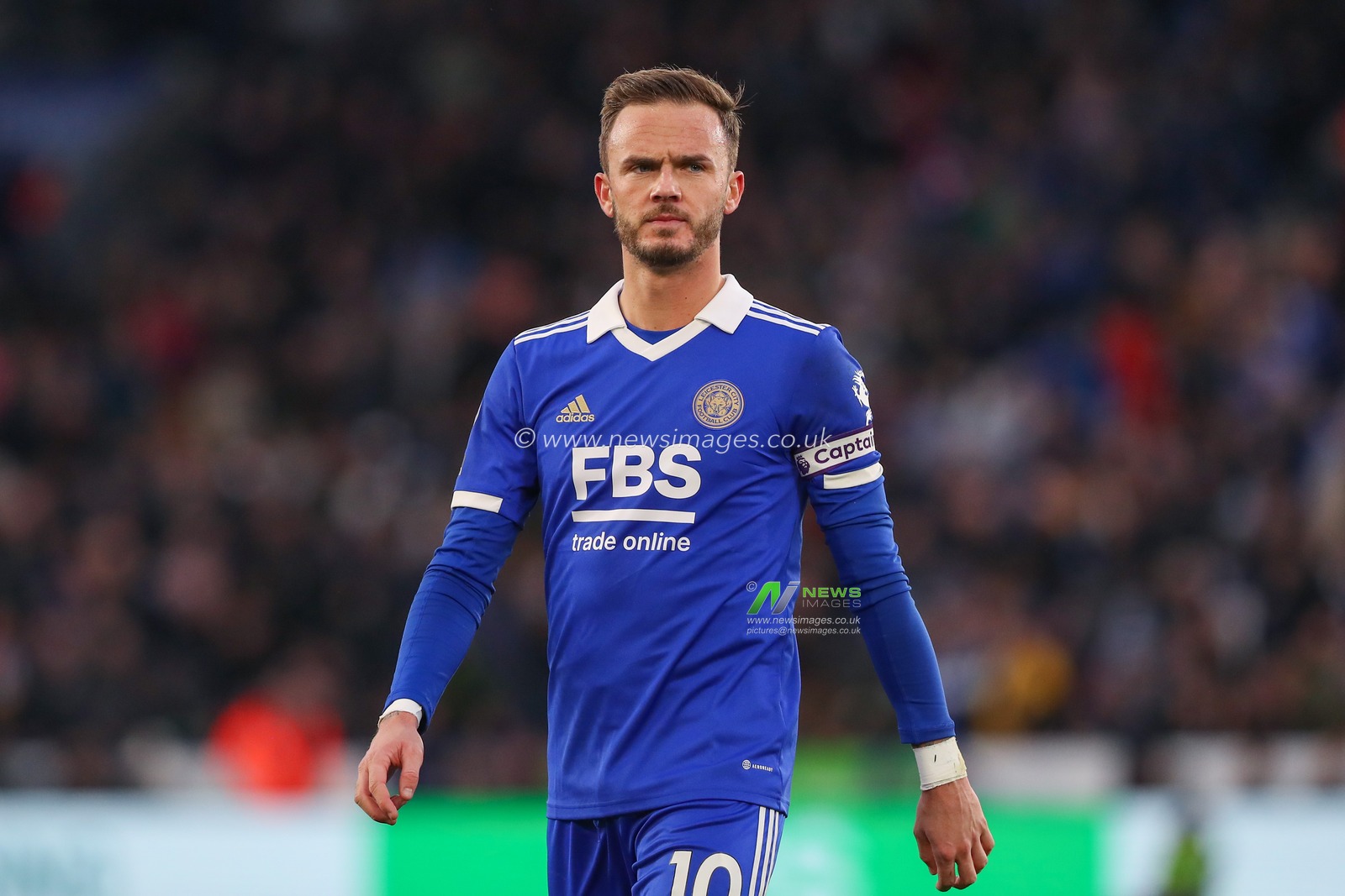 James Maddison #10 of Leicester City during the Premier League match Leicester City vs Tottenham Hotspur at King Power Stadium, Leicester, United Kingdom, 11th February 2023

(Photo by Gareth Evans/News Images)
