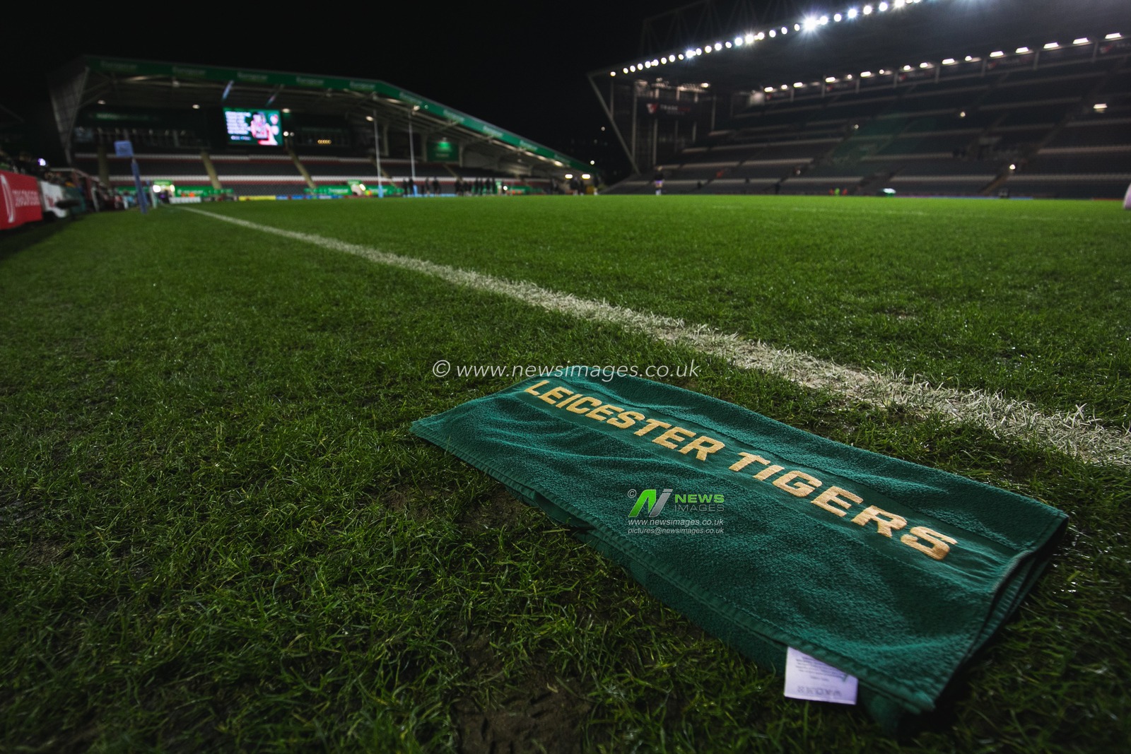 Mattioli Woods Welford Road Stadium ahead of the Gallagher Premiership match Leicester Tigers vs Gloucester Rugby at Mattioli Woods Welford Road Stadium, Leicester, United Kingdom, 19th December 2025

(Photo by Craig Evans/News Images)

*** GER AUT SUI OUT ***