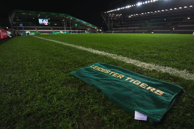 Mattioli Woods Welford Road Stadium ahead of the Gallagher Premiership match Leicester Tigers vs Gloucester Rugby at Mattioli Woods Welford Road Stadium, Leicester, United Kingdom, 19th December 2025

(Photo by Craig Evans/News Images)

*** GER AUT SUI OUT ***