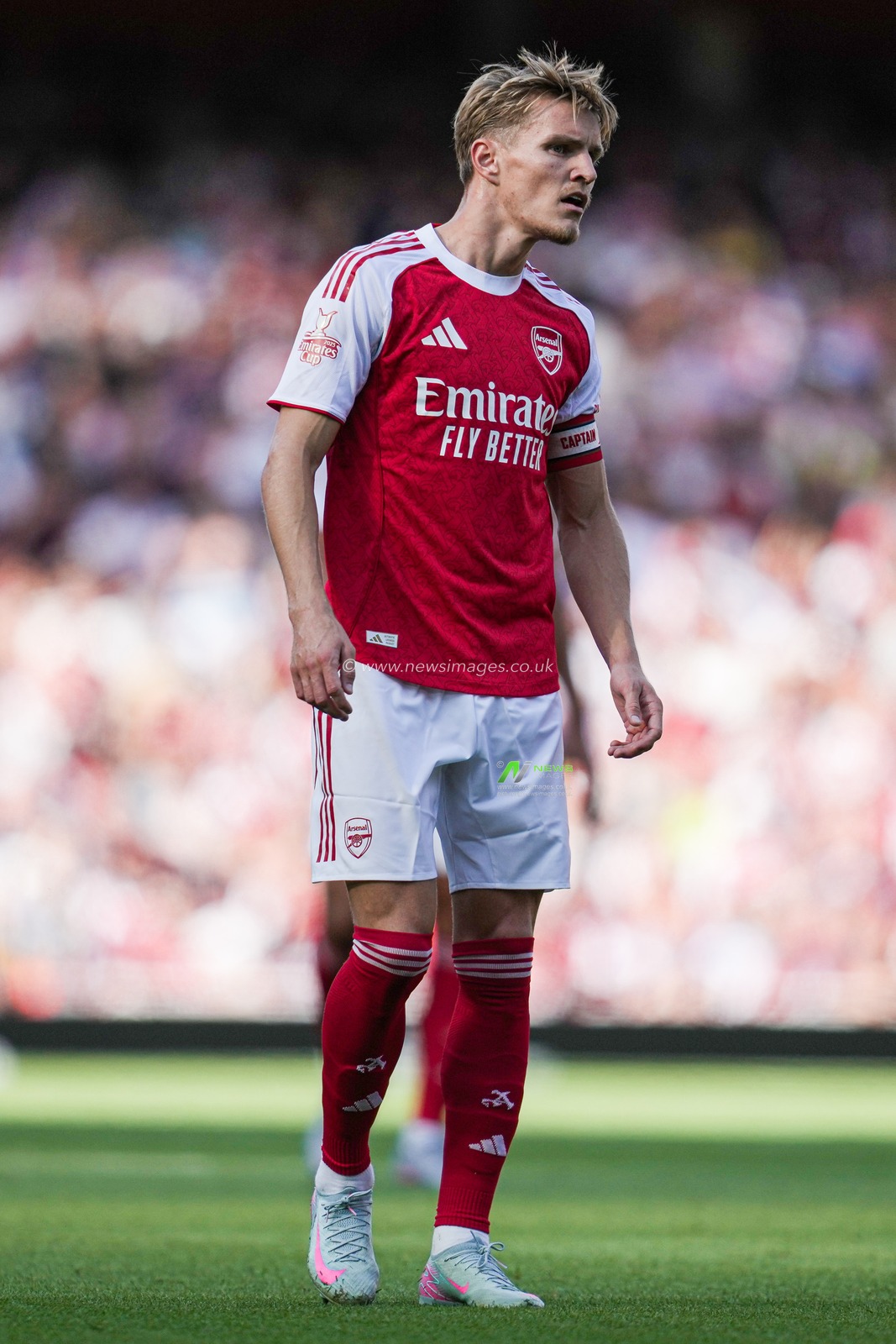 Martin Ødegaard of Arsenal during the Pre-season friendly match Arsenal vs Athletic Bilbao at Emirates Stadium, London, United Kingdom, 9th August 2025

(Photo by Harvey Murphy/News Images)