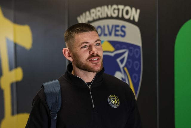 Danny Walker of Warrington Wolves arrives during the Betfred Challenge Cup round 4 match Goole Vikings vs Warrington Wolves at The Halliwell Jones Stadium, Warrington, United Kingdom on 14 March 2026

(Photo by Mark Cosgrove/News Images)