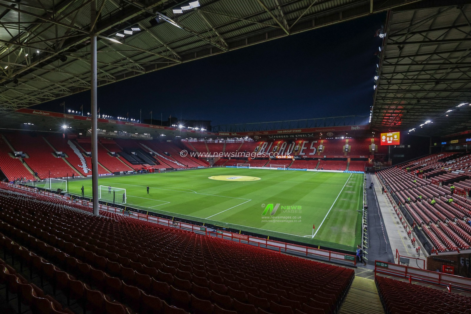 A general view of Bramall Lane ahead of the Emirates FA Cup 3rd Round match Sheffield United vs Cardiff City at Bramall Lane, Sheffield, United Kingdom, 9th January 2025

(Photo by Alfie Cosgrove/News Images)