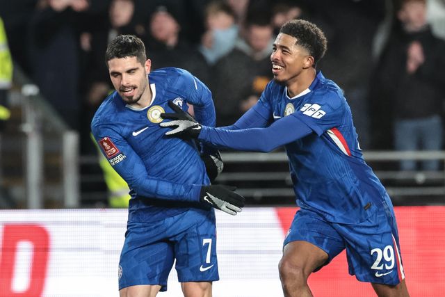 Pedro Neto of Chelsea celebrates his goal to make it 0-4 during the Emirates FA Cup 4th Round match Hull City vs Chelsea at MKM Stadium, Hull, United Kingdom on 13 February 2026

(Photo by Mark Cosgrove/News Images)