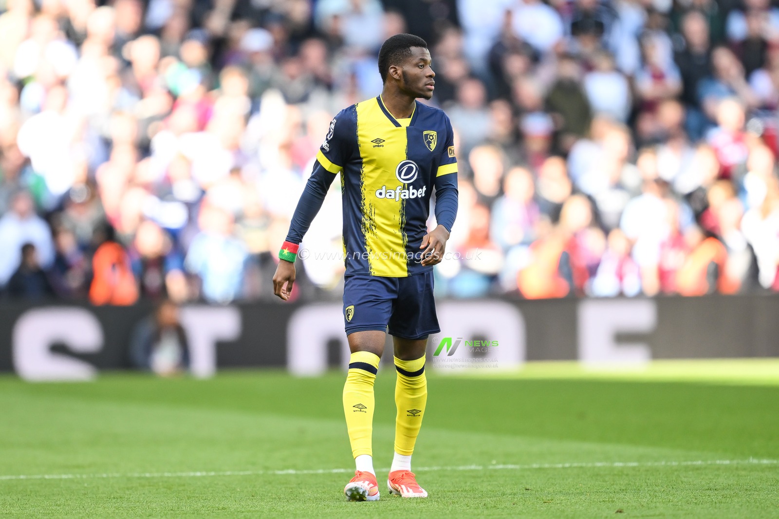 Dango Ouattara of Bournemouth during the Premier League match Aston Villa vs Bournemouth at Villa Park, Birmingham, United Kingdom, 21st April 2024

(Photo by Craig Thomas/News Images)