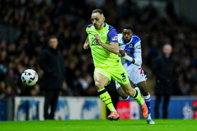 Andrija Vukcevic of Preston North End recovering the ball during the Sky Bet Championship match Blackburn Rovers vs Preston North End at Ewood Park, Blackburn, United Kingdom on 20 February 2026

(Photo by Jorge Horsted/News Images)