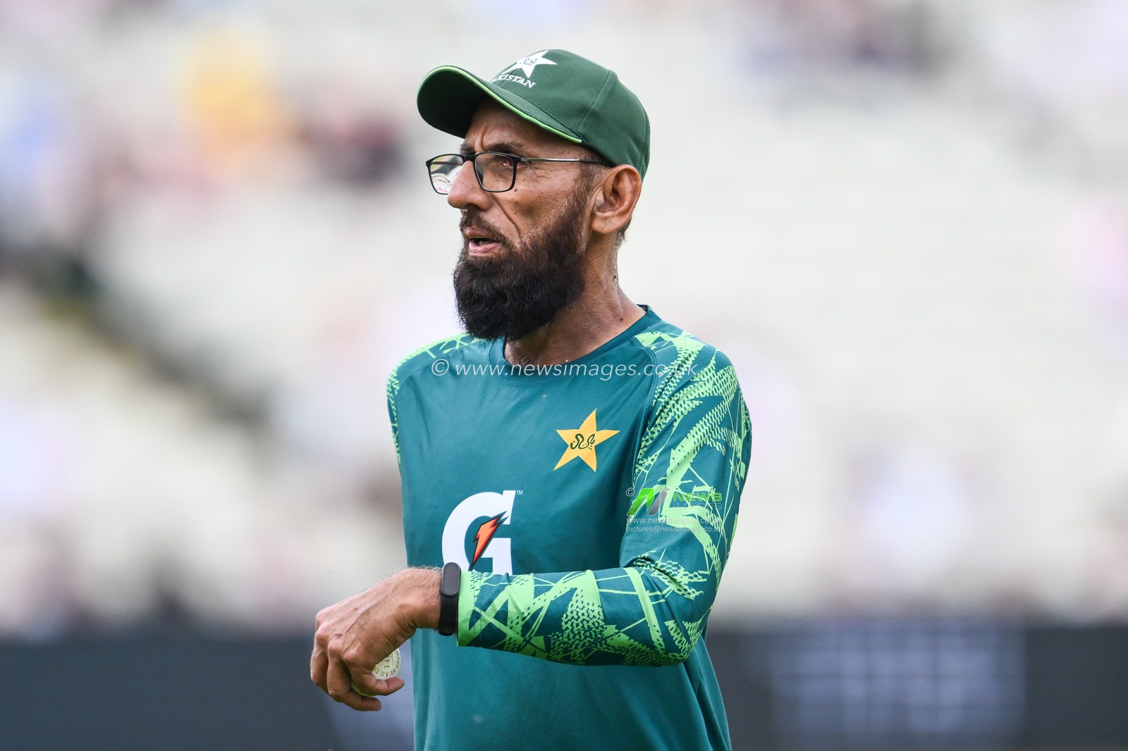Mauhtashim Rasheed Interim Head Coach of Pakistan women during the pre match warm ups ahead of the First T20 International match England women vs Pakistan women at Edgbaston, Birmingham, United Kingdom, 11th May 2024

(Photo by Craig Thomas/News Images)
