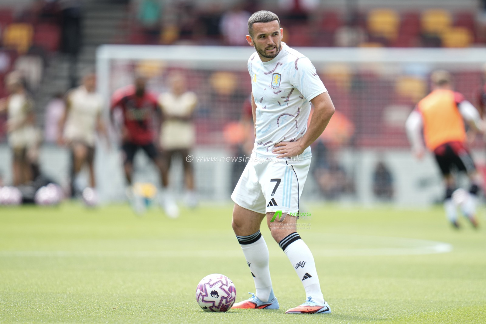 John McGinn of Aston Villa ahead of the Premier League match Brentford vs Aston Villa at The Gtech Community Stadium, London, United Kingdom, 23rd August 2025

(Photo by Harvey Murphy/News Images)