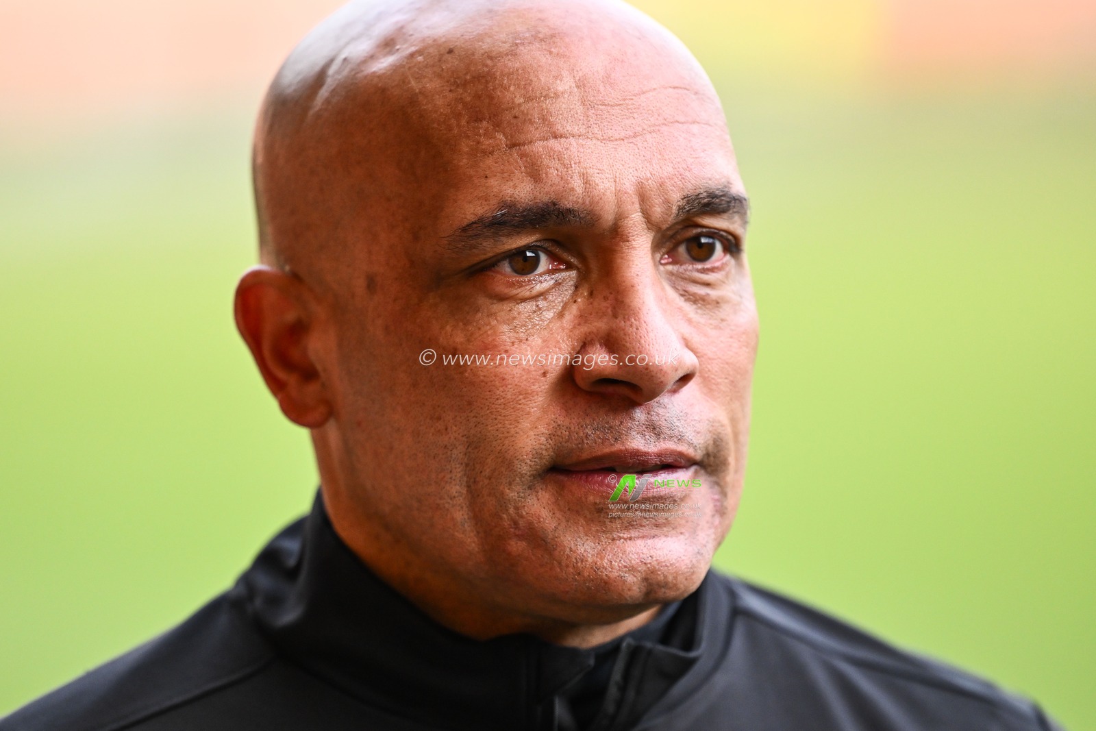 Curtis Fleming interim head coach of Charlton Athletic during the pre game interview ahead of the Sky Bet League 1 match Blackpool vs Charlton Athletic at Bloomfield Road, Blackpool, United Kingdom, 27th January 2024

(Photo by Craig Thomas/News Images)