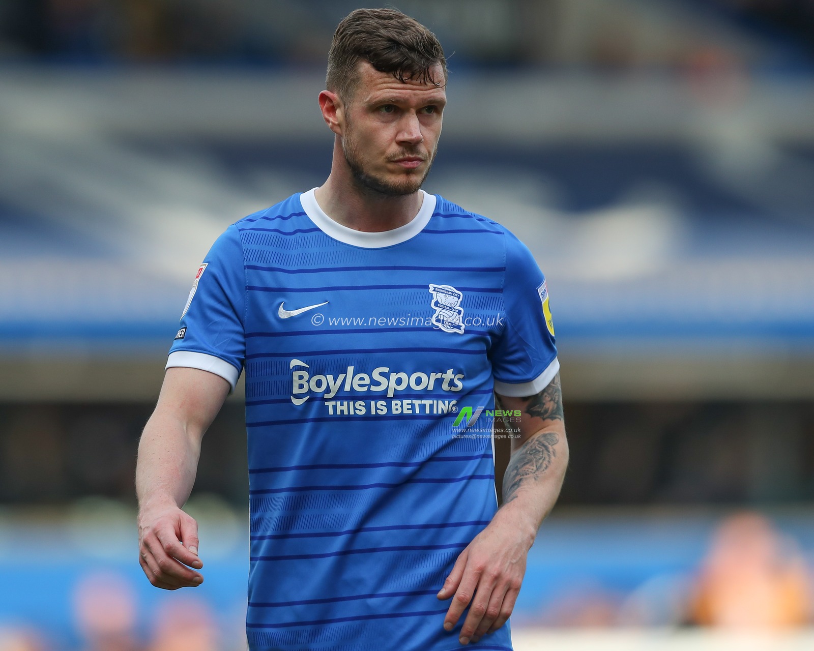 Kevin Long #26 of Birmingham City during the Sky Bet Championship match Birmingham City vs Blackpool at St Andrews, Birmingham, United Kingdom, 22nd April 2023

(Photo by Gareth Evans/News Images)