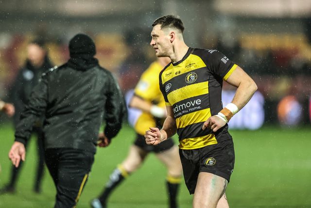 Sam Wood of York Knights in the pre-game warm up during the Betfred Super League Round 1 match York Knights vs Hull KR at LNER Community Stadium, Lincoln, United Kingdom on 12 February 2026

(Photo by Alfie Cosgrove/News Images)