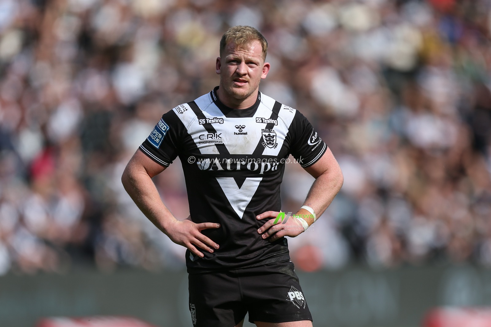 Jordan Johnstone #21 of Hull FC during the game