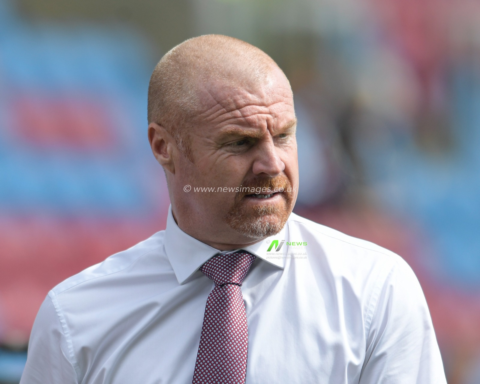 Sean Dyche manager of Burnley before the game
