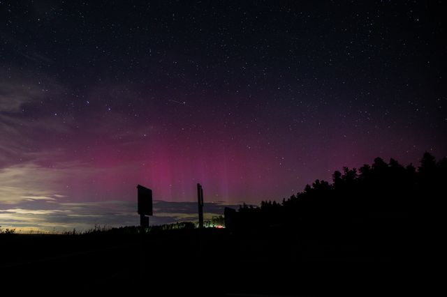 Northern Lights also known as Aurora Borealis shines over Saltergate in the North Yorkshire Moors national Park, Saltergate, United Kingdom, 2nd September 2025

(Photo by Alfie Cosgrove/News Images)