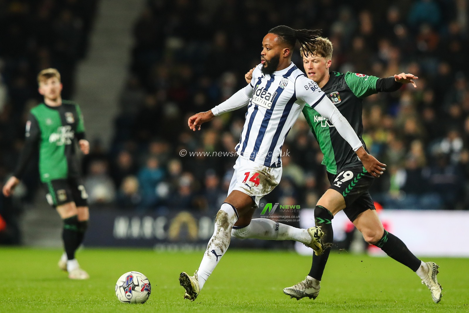 Nathaniel Chalobah of West Bromwich Albion passes the ball during the Sky Bet Championship match West Bromwich Albion vs Coventry City at The Hawthorns, West Bromwich, United Kingdom, 1st March 2024

(Photo by Gareth Evans/News Images)