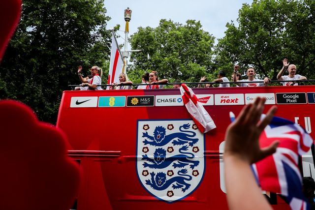 England Womenâ€™s Euros Victory Parade