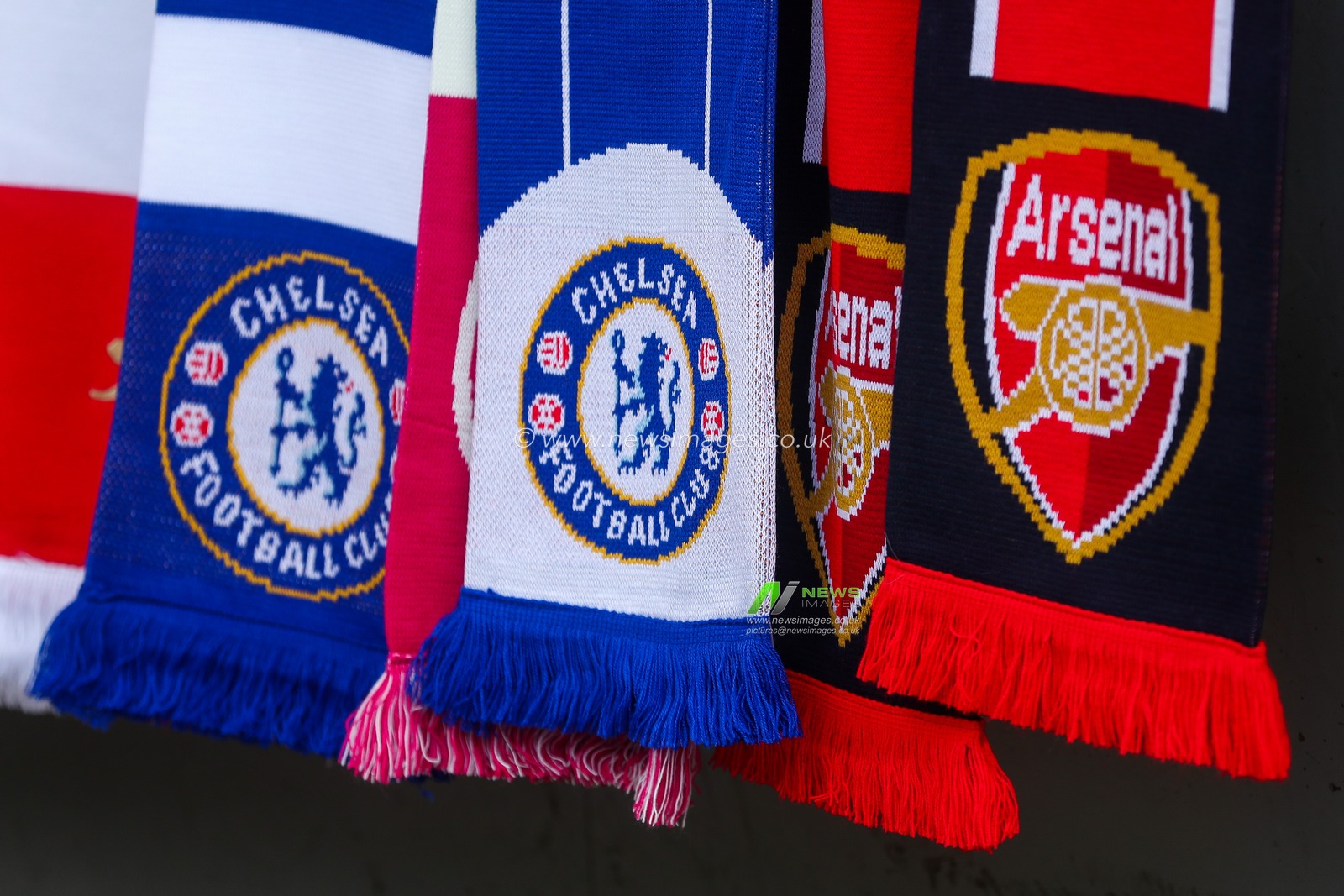 A detailed view of merch stands prior to the Premier League match Arsenal vs Chelsea at Emirates Stadium, London, United Kingdom, 16th March 2025

(Photo by Izzy Poles/News Images)