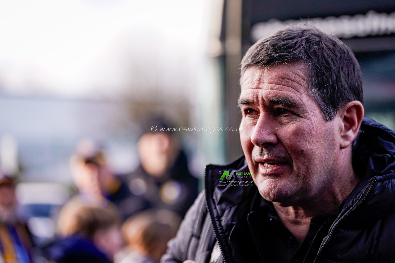 Mansfield Town manager Nigel Clough arrives at the stadium prior to kick off during the Sky Bet League 1 match Stevenage vs Mansfield Town at Lamex Stadium, Stevenage, United Kingdom, 24th January 2026

(Photo by Maynard Manyowa/News Images)