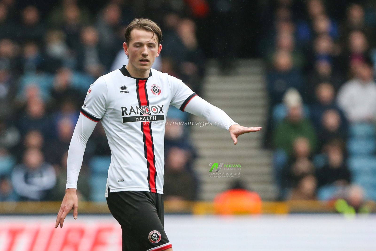 Sander Berge #8 of Sheffield United  during the Sky Bet Championship match Millwall vs Sheffield United at The Den, London, United Kingdom, 18th February 2023

(Photo by Arron Gent/News Images)
