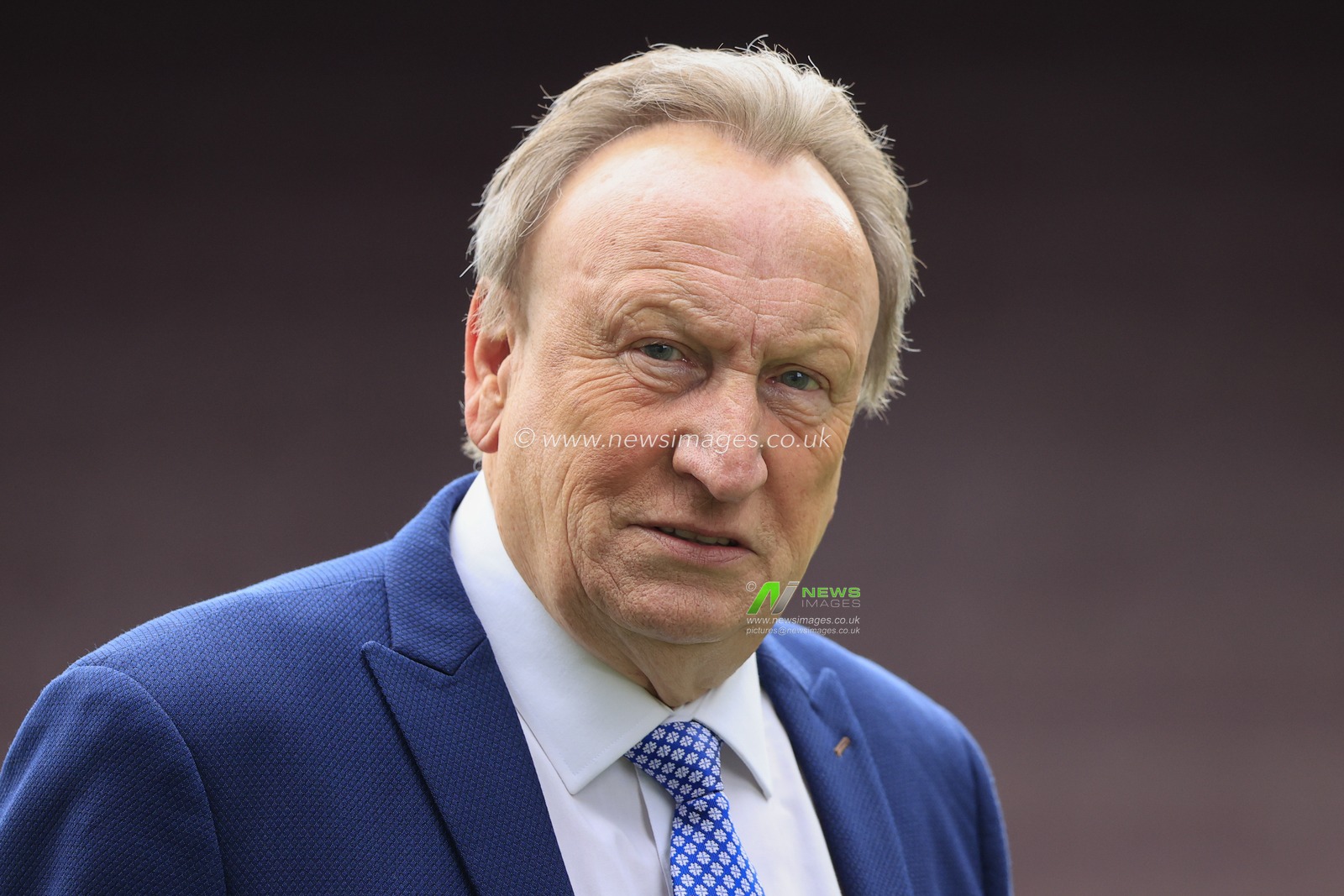 Neil Warnock the Huddersfield Town manager during the pitch inspection ahead of the Sky Bet Championship match Burnley vs Huddersfield Town at Turf Moor, Burnley, United Kingdom, 25th February 2023

(Photo by Conor Molloy/News Images)