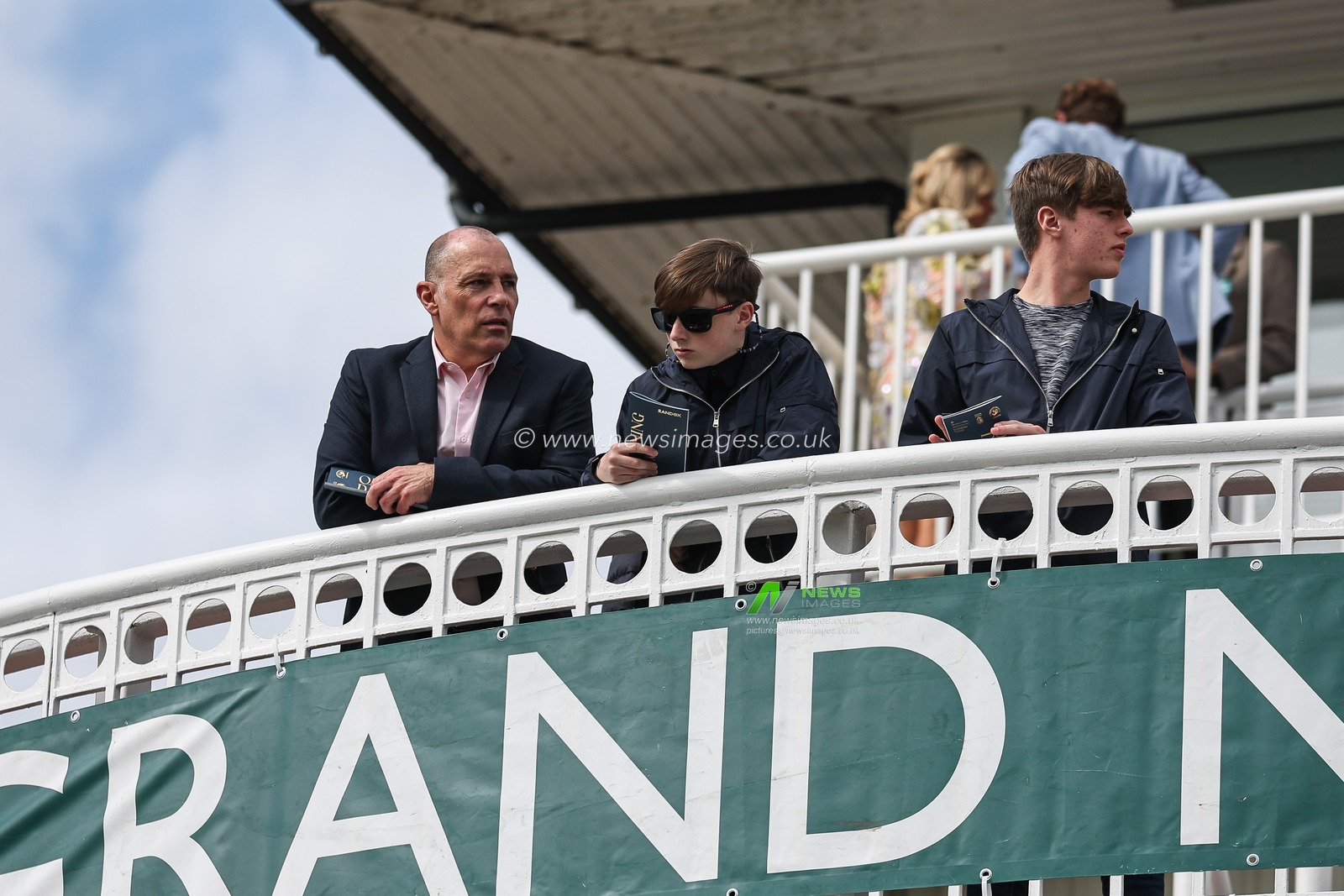 Race fans start to take there positions in the stands ahead of the Randox Grand National 2024 Opening Day at Aintree Racecourse, Liverpool, United Kingdom, 11th April 2024

(Photo by Mark Cosgrove/News Images)