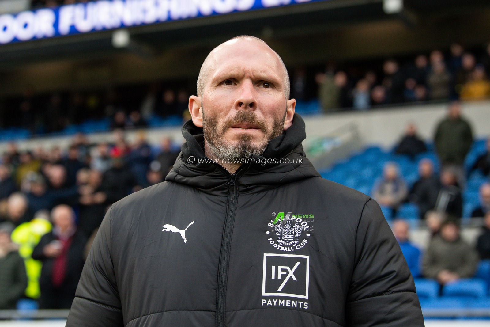 Michael Appleton manager of Blackpool during the Sky Bet Championship match Cardiff City vs Blackpool at Cardiff City Stadium, Cardiff, United Kingdom, 17th December 2022

(Photo by Craig Thomas/News Images)