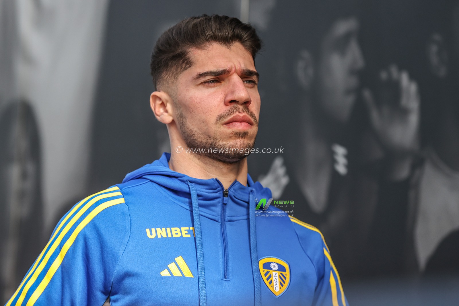 Manor Solomon of Leeds United arrives during the Sky Bet Championship match Leeds United vs West Bromwich Albion at Elland Road, Leeds, United Kingdom, 1st March 2025

(Photo by Alfie Cosgrove/News Images)