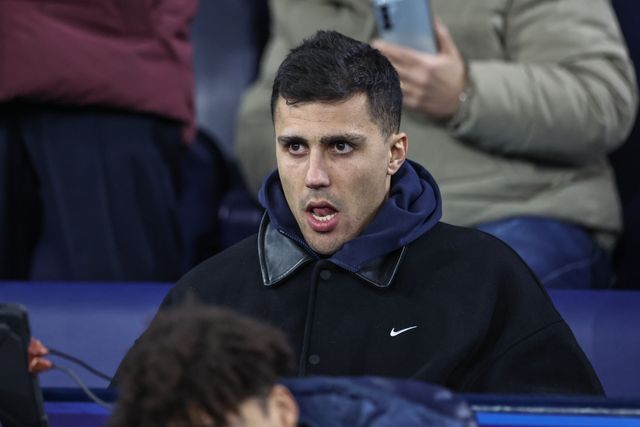 Rodri of Manchester City during the UEFA Champions League Matchday 8 of 8 Manchester City vs Club Brugge at Etihad Stadium, Manchester, United Kingdom, 29th January 2025

(Photo by Mark Cosgrove/News Images)