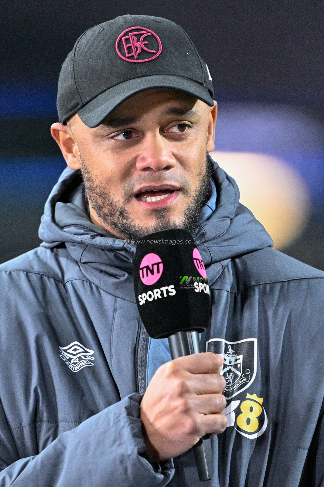 Vincent Kompany manager of Burnley gives an interview ahead of the Premier League match Burnley vs Luton Town at Turf Moor, Burnley, United Kingdom, 12th January 2024

(Photo by Cody Froggatt/News Images)