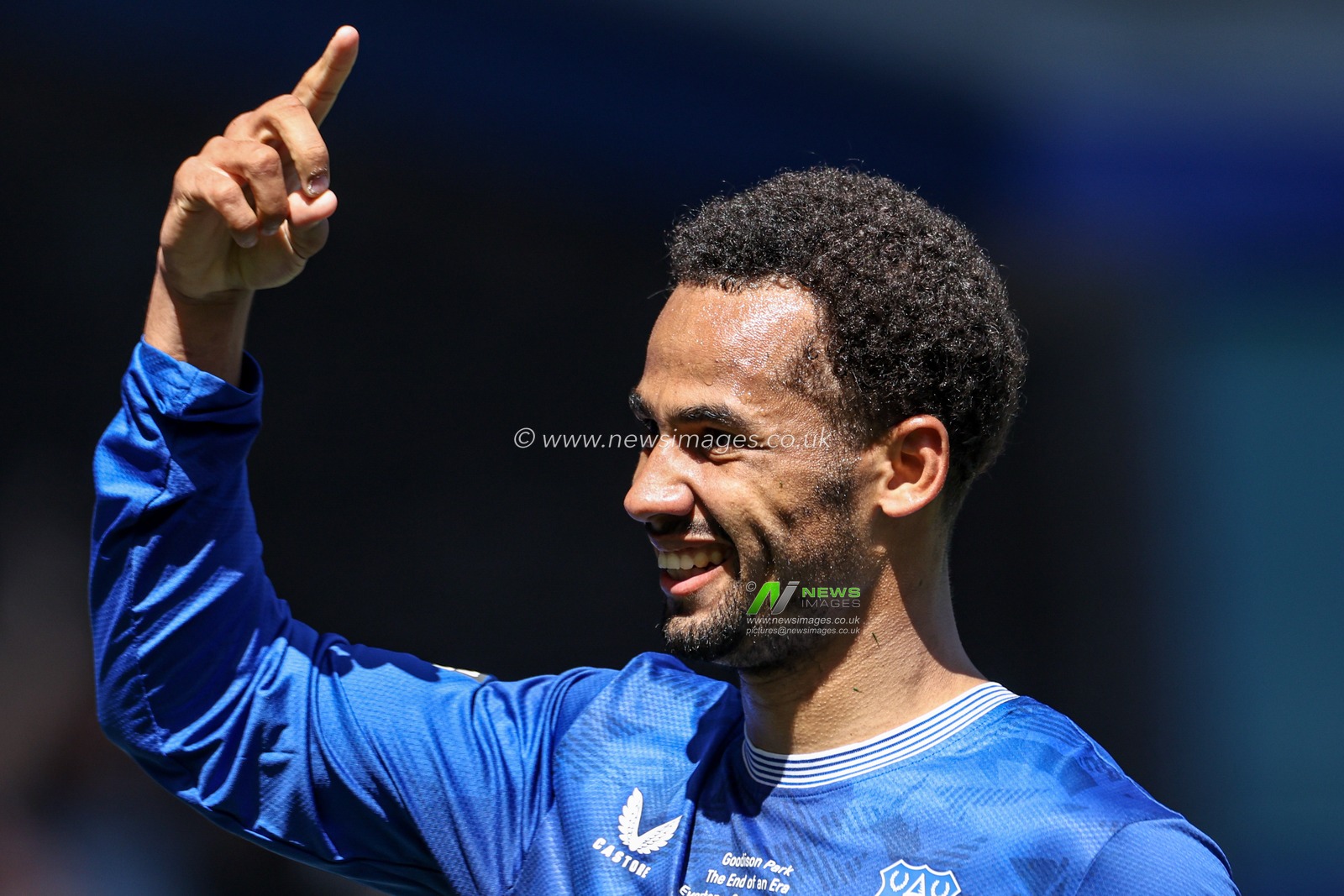 Iliman Ndiaye of Everton celebrates goal to make it 2-0 during the Premier League match Everton vs Southampton at Goodison Park, Liverpool, United Kingdom, 18th May 2025

(Photo by Mark Cosgrove/News Images)
