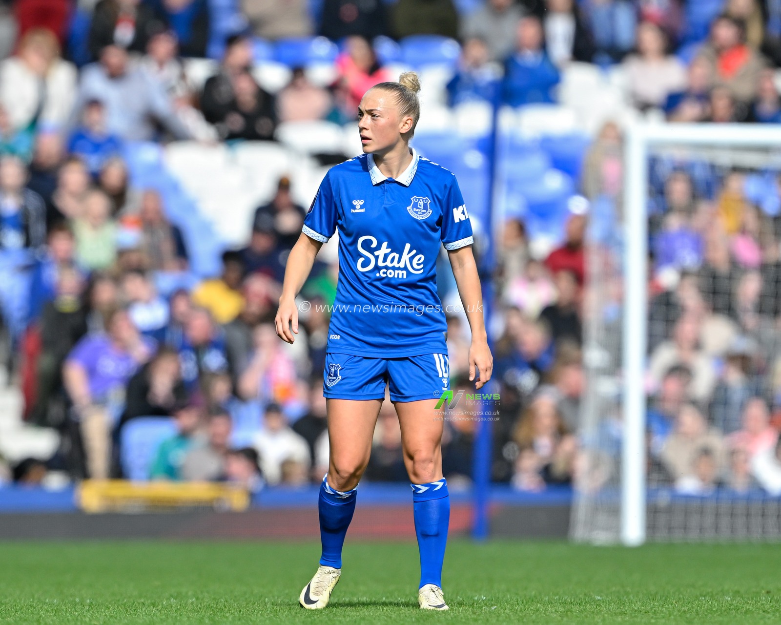 Hanna Bennison of Everton Women, during The FA Women's Super League match Everton Women vs Liverpool Women at Goodison Park, Liverpool, United Kingdom, 24th March 2024

(Photo by Cody Froggatt/News Images)