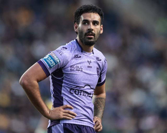 Tyrone May of Hull KR during the Betfred Super League round 23 match Leeds Rhinos vs Hull KR at Headingley Stadium, Leeds, United Kingdom, 21st August 2025

(Photo by Mark Cosgrove/News Images)