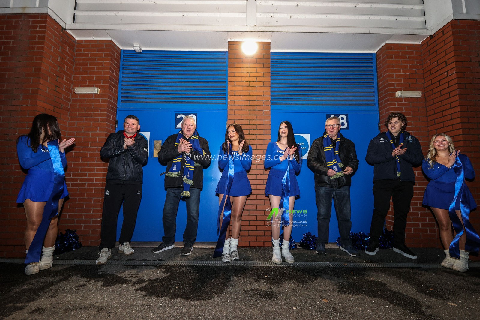 Warrington Wolves 150th anniversary wall unveiling during the Betfred Super League Round 1 match Warrington Wolves vs St Helens at The Halliwell Jones Stadium, Warrington, United Kingdom on 13 February 2026

(Photo by Alfie Cosgrove/News Images)