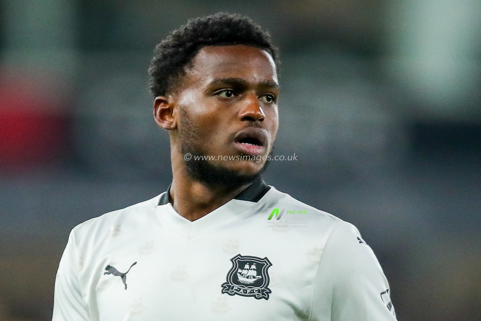 Ibrahim Cissoko of Plymouth Argyle looks on during the Sky Bet Championship match Norwich City vs Plymouth Argyle at Carrow Road, Norwich, United Kingdom, 26th November 2024

(Photo by Izzy Poles/News Images)