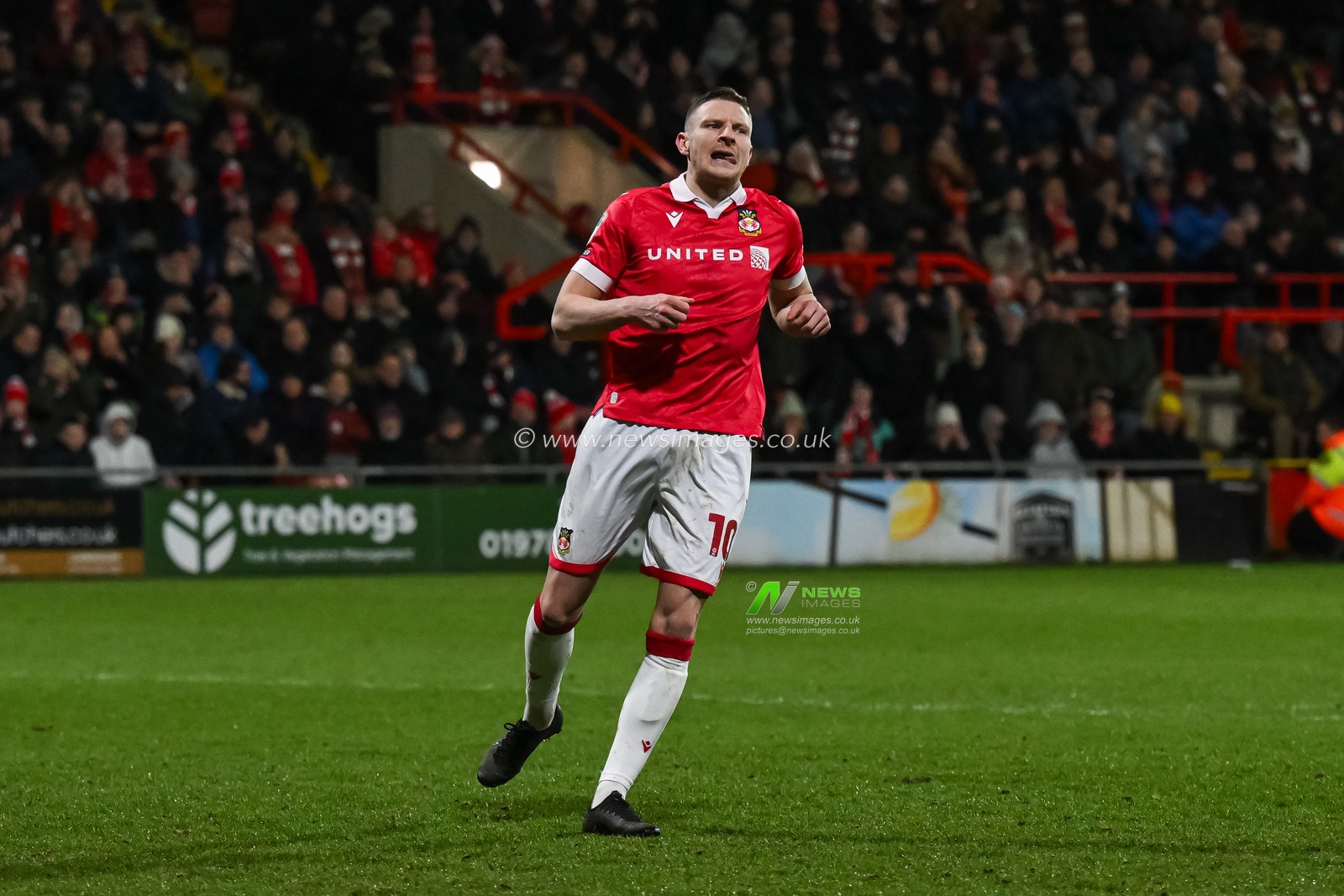 Paul Mullin of Wrexham has his penalty saved during the shoot out during the The Vertu Trophy Semi-finals Wrexham vs Peterborough United at SToK Cae Ras, Wrexham, United Kingdom, 26th February 2025

(Photo by Craig Thomas/News Images)