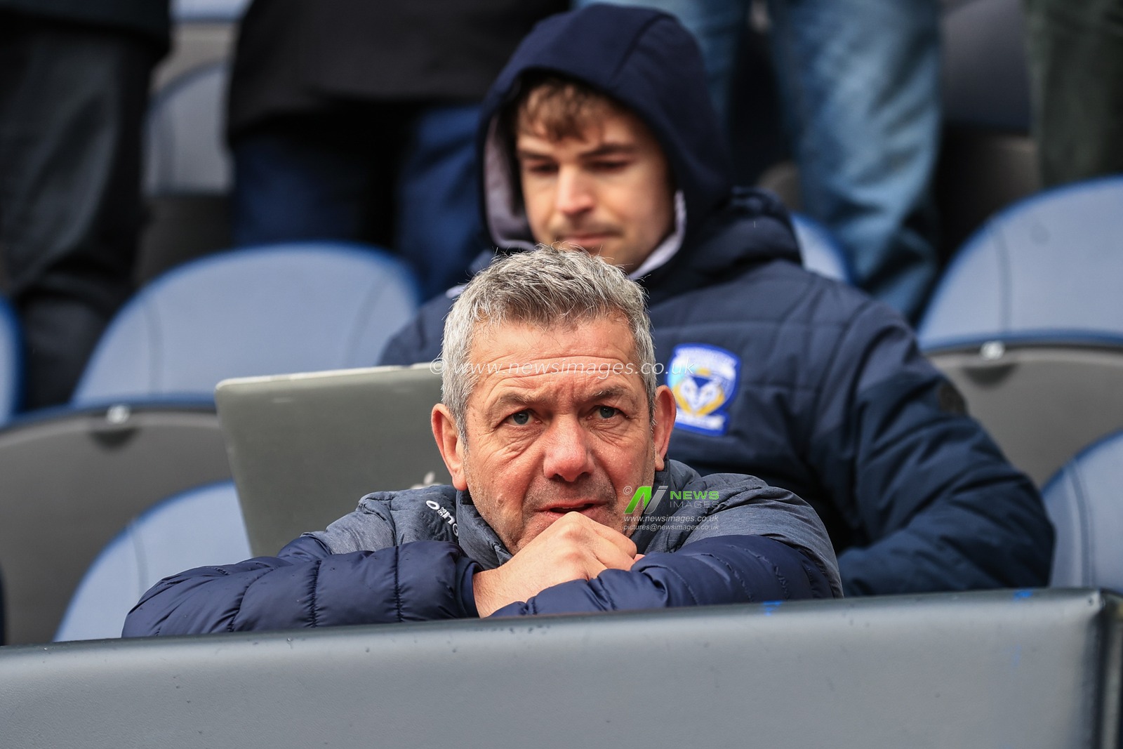 Daryl Powell Head Coach of Warrington Wolves during the game