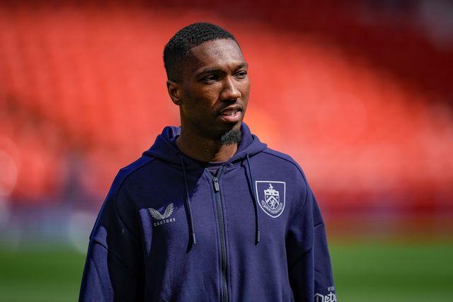 Jaidon Anthony of Burnley inspects the pitch prior to kick off during the Premier League match Nottingham Forest vs Burnley at City Ground, Nottingham, United Kingdom on 19 April 2026

(Photo by Maynard Manyowa/News Images)
