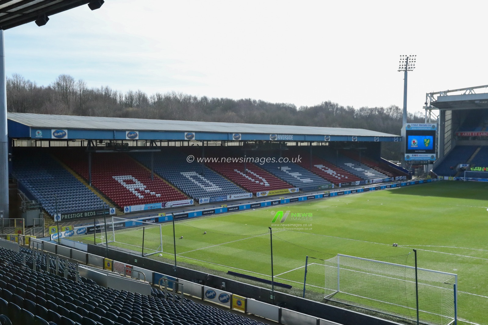 A general view of the Ewood Park before the Sky Bet Championship match Blackburn Rovers vs Norwich City at Ewood Park, Blackburn, United Kingdom, 1st March 2025

(Photo by Jorge Horsted/News Images)
