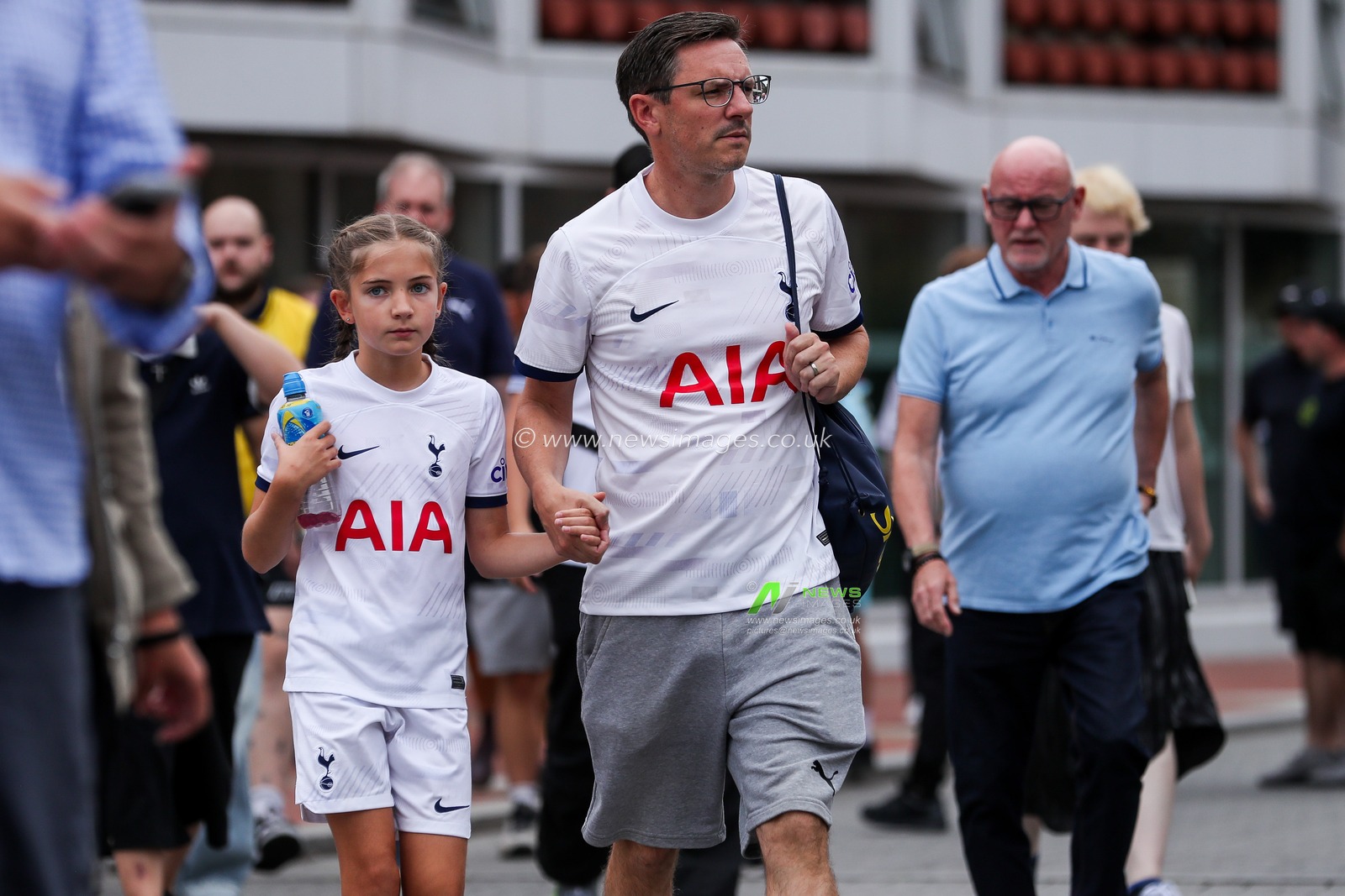 Fans arrive at White Hart Lane Station prior to the Premier League match Tottenham Hotspur vs Burnley at Tottenham Hotspur Stadium, London, United Kingdom, 16th August 2025

(Photo by Izzy Poles/News Images)