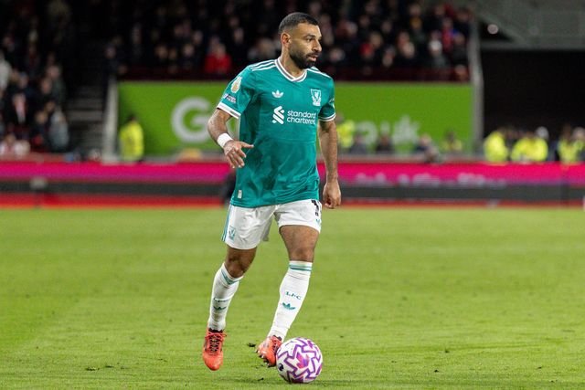 Mohamed Salah of Liverpool during the Premier League match Brentford vs Liverpool at The Gtech Community Stadium, London, United Kingdom, 25th October 2025

(Photo by Ian Stephen/News Images)