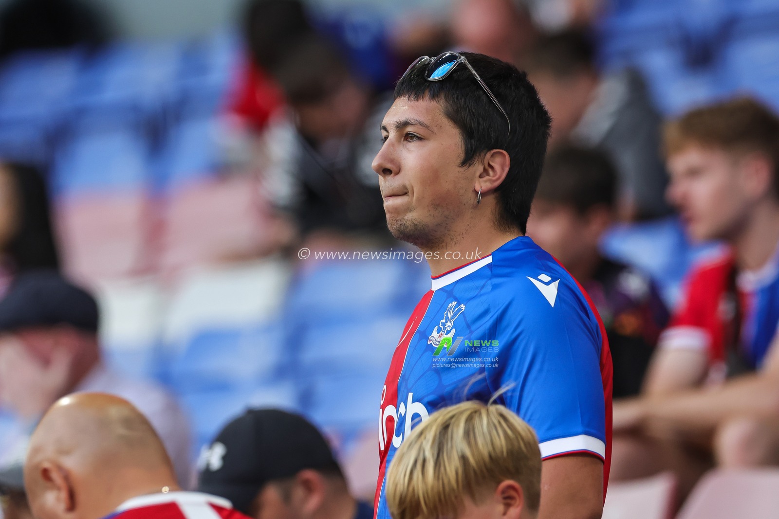 Crystal Palace fans begin to take their seat ahead of the Premier League match Crystal Palace vs Arsenal at Selhurst Park, London, United Kingdom, 21st August 2023

(Photo by Mark Cosgrove/News Images)