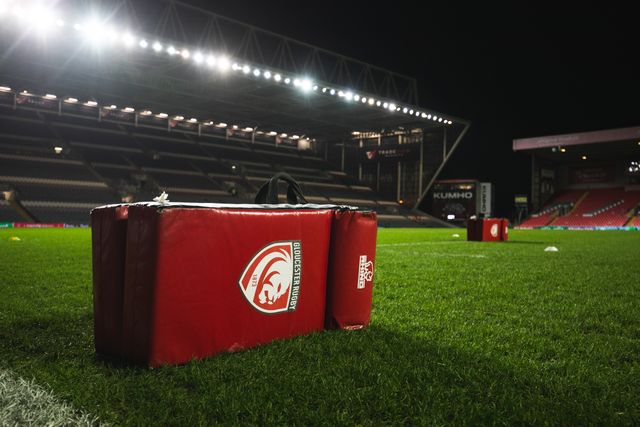 Mattioli Woods Welford Road Stadium ahead of the Gallagher Premiership match Leicester Tigers vs Gloucester Rugby at Mattioli Woods Welford Road Stadium, Leicester, United Kingdom, 19th December 2025

(Photo by Craig Evans/News Images)

*** GER AUT SUI OUT ***