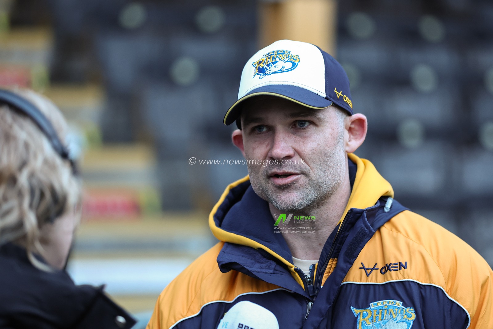 Rohan Smith Head Coach of Leeds Rhinos during the Betfred Super League Round 6 match Castleford Tigers vs Leeds Rhinos at The Mend-A-Hose Jungle, Castleford, United Kingdom, 28th March 2024

(Photo by Mark Cosgrove/News Images)
